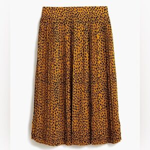 J. Crew Pleated Midi Skirt